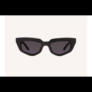 DEZI Black On Read Sunglasses Brand New in Box